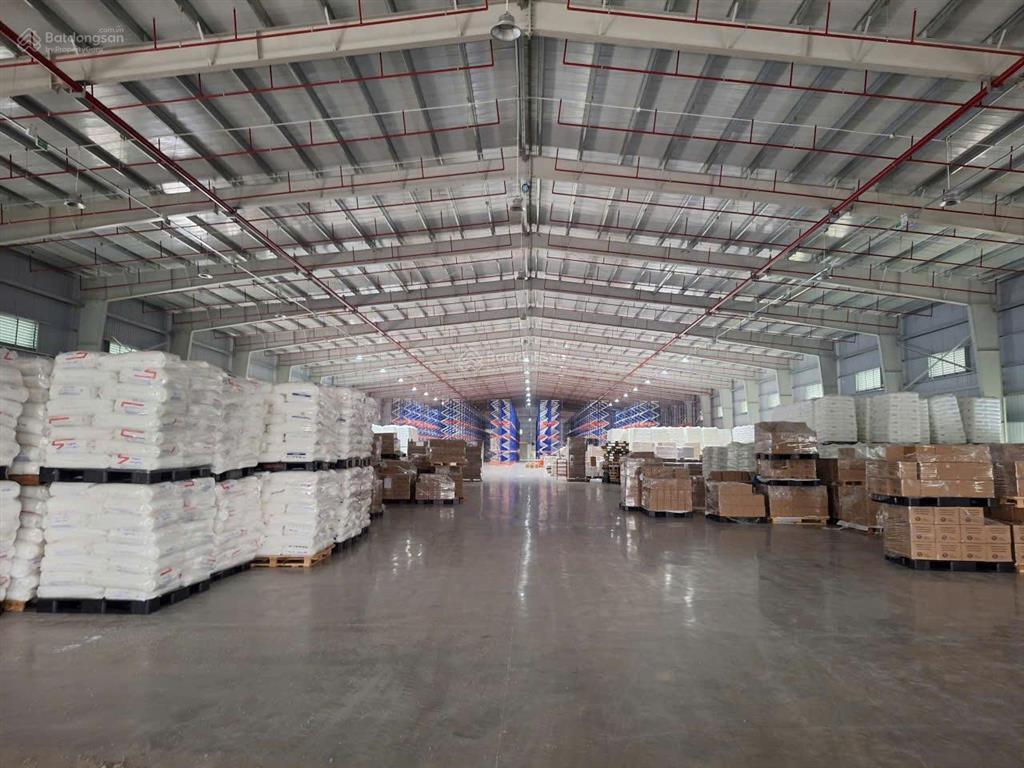 Cho thuê kho dock xưởng mới khu văn giang dt 100.000m² chia lẻ có cần trục 30t, ốp panel, xin fdi