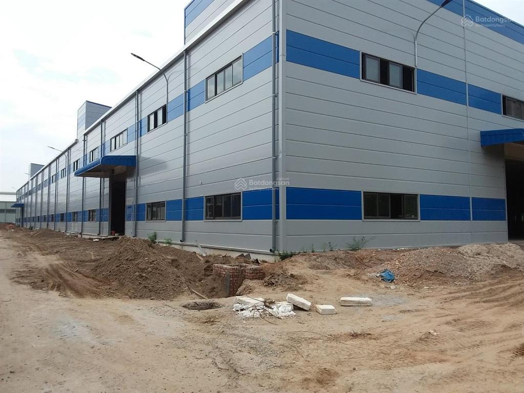 Cho thuê kho dock, xưởng panel, cần trục 20t khu cn tiên du, bắc ninh diện tích 10.000m2 chia lẻ