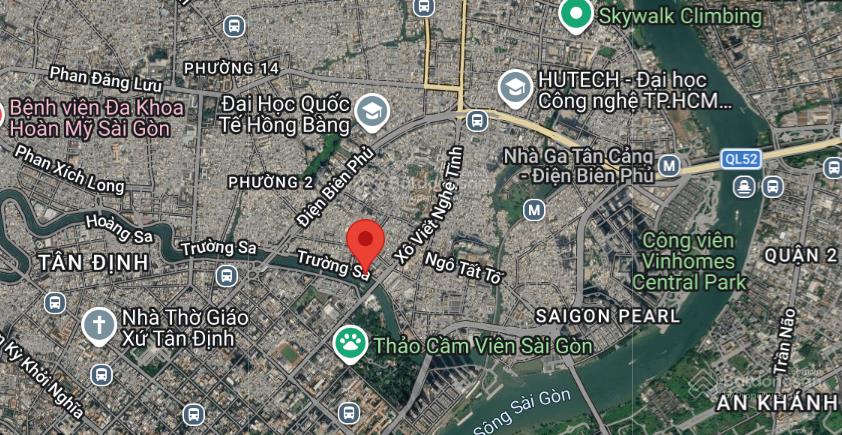 Hàng ngộp! căn hộ b2 trường sa (2pn), gần chợ thị nghè