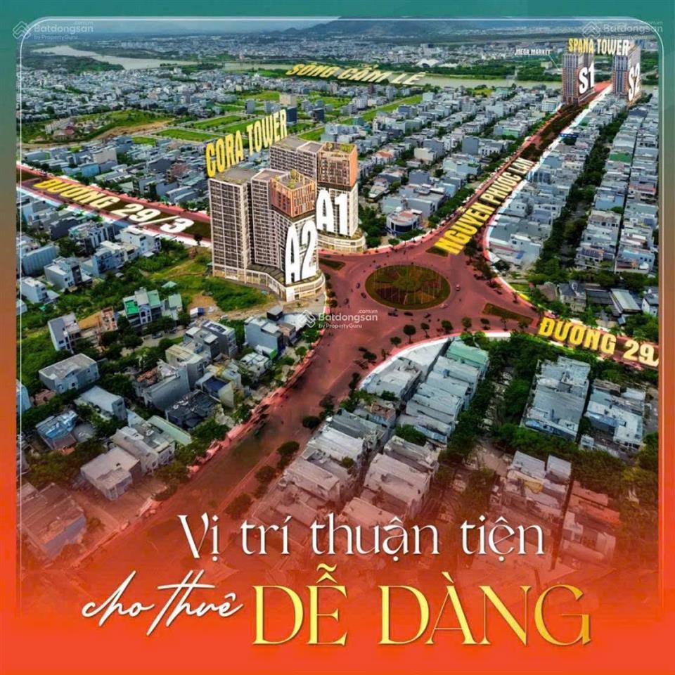 Cora tower căn hộ cao cấp 2 ngủ 3,1 tỷ tầng cao thoáng view đẹp tầm nhìn toàn thành phố