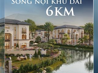 Hơn 3 tỷ có ngay biệt thự ven sông chuẩn sống thượng lưu mơ ước của mọi nhà tương lai x2 sau 3 năm