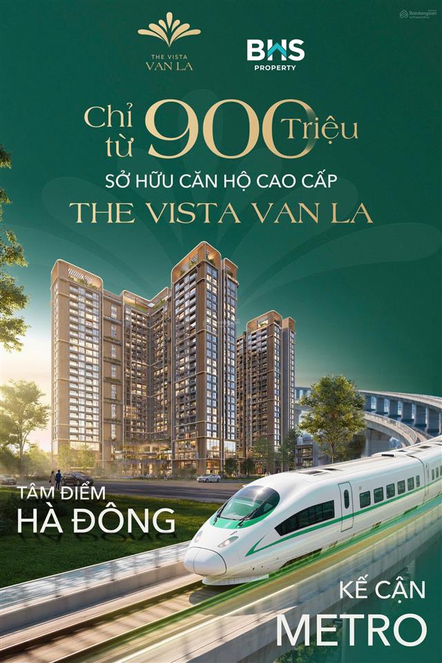 900 triệu sở hữu ngay vista văn la căn hộ cao cấp bậc nhất hà đông  vị trí đắc địa sát ngay ga tàu