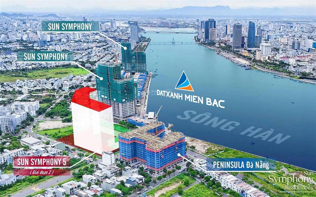 Symphony 5  căn studio view bến tàu sông hàn 1,88 tỷ  cơ hội x2 khi nhận nhà