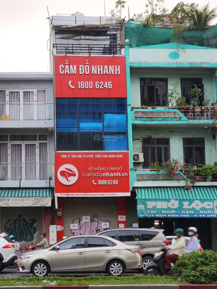 Chính chủ cần bán gấp nhà mặt tiền đường điện biên phủ quận 1 giá 13,5 tỷ