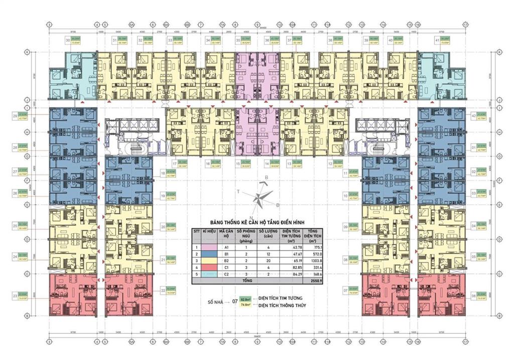 Bán căn hộ 2pn 2vs tầng 18 giá ưu đãi chỉ với 2.2 tỷ 65.2m2