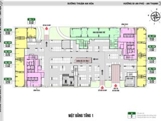 Cho thuê lô shophouse góc mặt tiền đường thuận giao 25 siêu đẹp