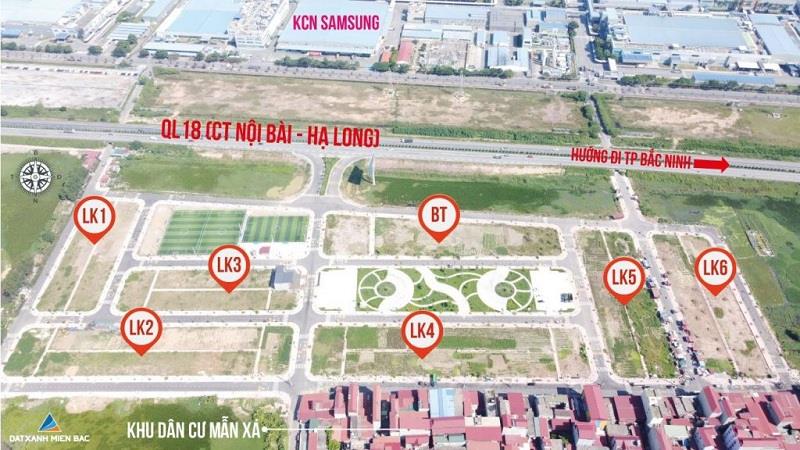 Bán đất nền tại dự án long châu star, gần kcn yên phong, bắc ninh