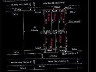 Bán đất thổ cư 90m2 (5 lô)  tiền lân, bà điểm  gần ql1a, kcn vĩnh lộc  giá tốt cho kd