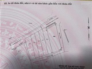 Lô đất 12x26m, 322m2 full thổ  3 mặt tiền, đông thạnh ra trịnh thị dối, hóc môn  chỉ 8.6 tỷ