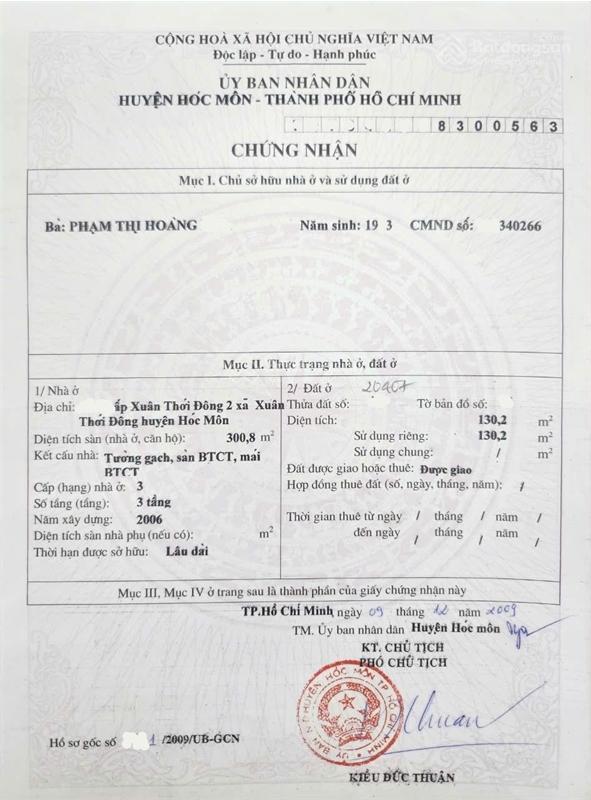 Nhà ngộp bank  5x30m, 3 tầng  trần văn mười, gần ubnd xuân thới đông  chỉ 6.2 tỷ