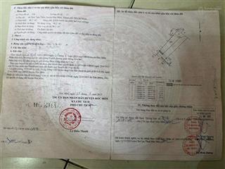 Bán lô 96m2 full thổ  hẻm xe hơi gần đặng thúc vịnh, thới tam thôn  chỉ 2.88 tỷ