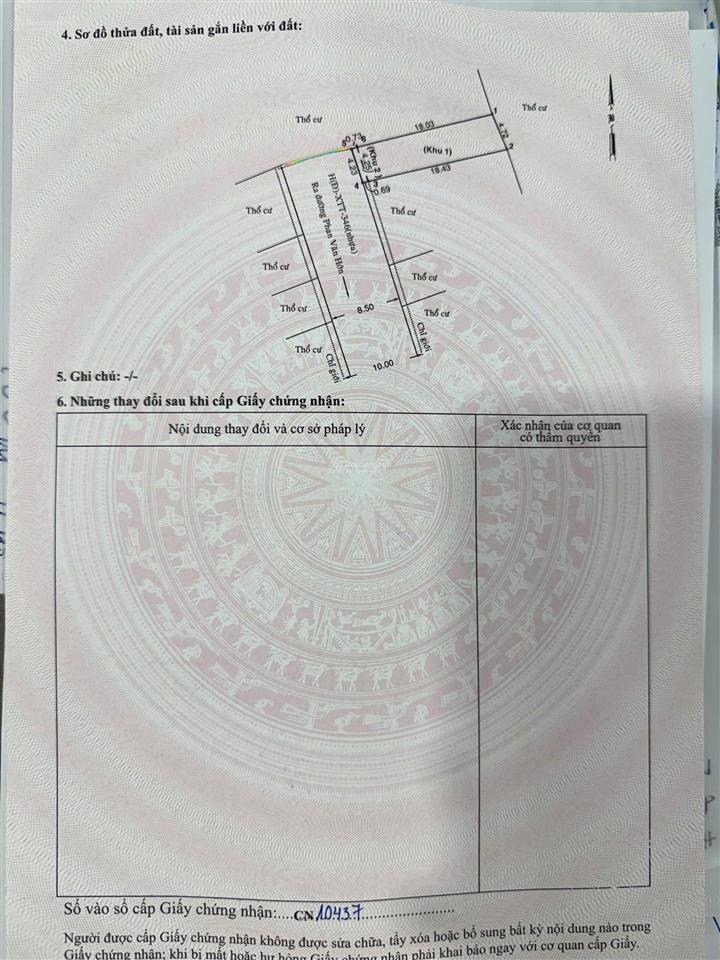 Lô đất thổ 84.5m2  vị trí đẹp xuân thới thượng 9, thông phan văn hớn  trần văn mười  giá 3.6 tỷ