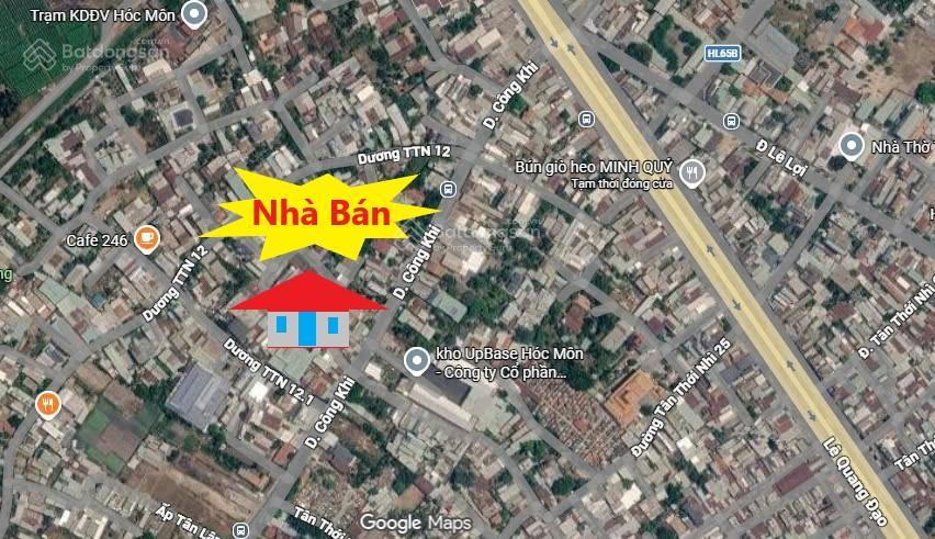 Bán nhà dương công khi, gần ql22  hẻm xe hơi, 95m2, 2pn, giá chỉ 3.5 tỷ