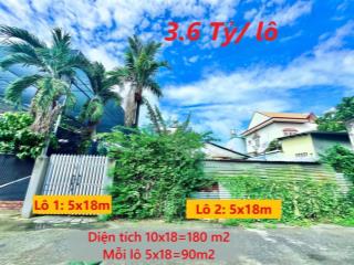 Bán lô đất 5x18m, 90m2 thổ  đường mỹ huề, trung chánh, gần tô ký  chỉ 3.6 tỷ