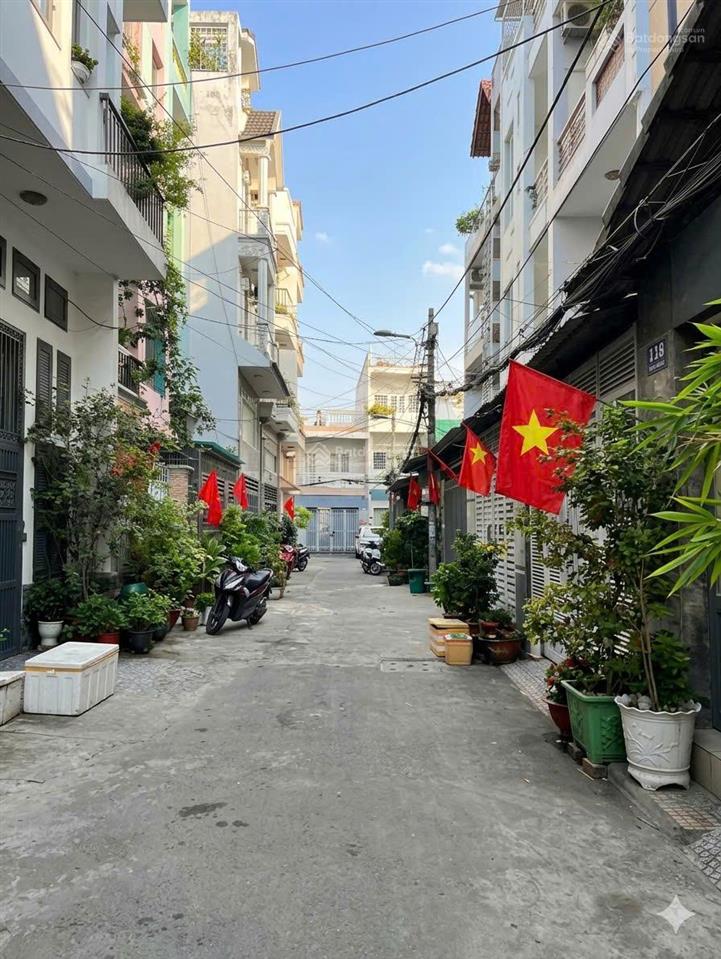 Nhà ngộp lê văn thọ  hẻm 6m xe hơi  khu phân lô  4 tầng 77m2  ngay cv làng hoa 9 tỷ 3