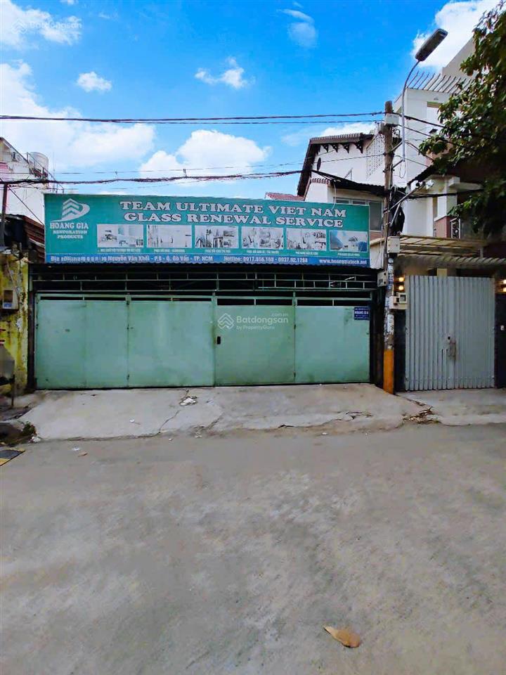 Đất nguyễn văn khối gò vấp  hẻm 8m phân lô  ngang 8m  đối diện cv làng hoa 20 tỷ