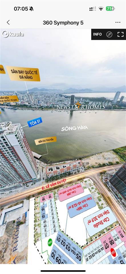 Symphony 1.8 tỷ căn studio view biển mỹ khê