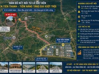 Lô đất mặt đường 25  săn đất đón sóng kcn tiên thanh