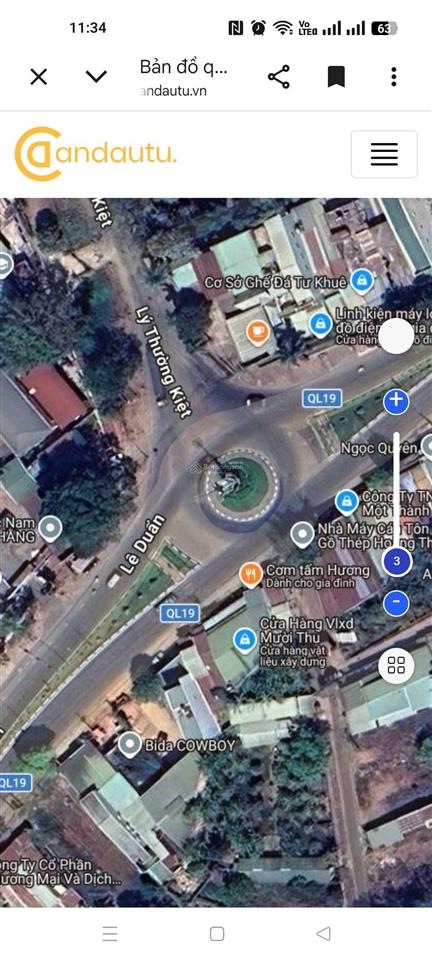 Bán 6 sào đất ngay tại trung tâm pleiku, tỉnh gia lai. phù hợp làm nhà hàng, quán cf view đẹp