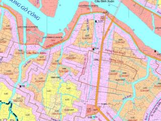 Bán đất mặt tiền đường huyện 98b  bình xuân, gò công