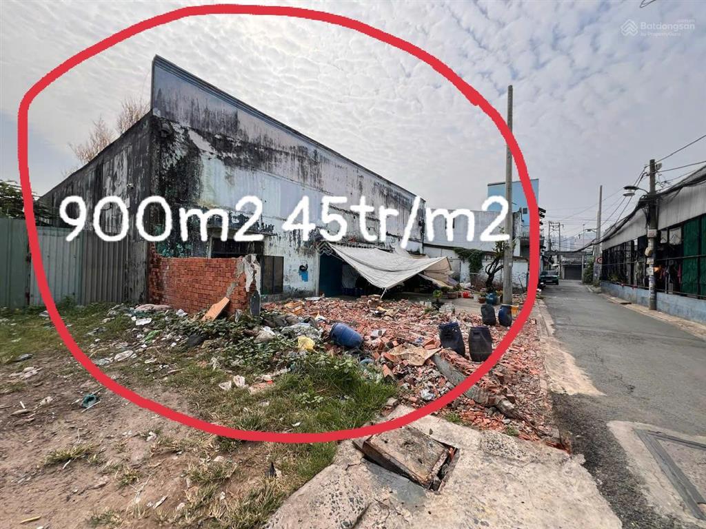 Quá rẻ đơn giá 45tr/m2... bán nhà nát 900m2 gần bệnh viện bình tân