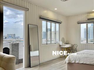 1 phòng ngủ tách bếp, ban công chill ngay khu cầu thị nghè, đường điện biên phủ, full nội thất xinh