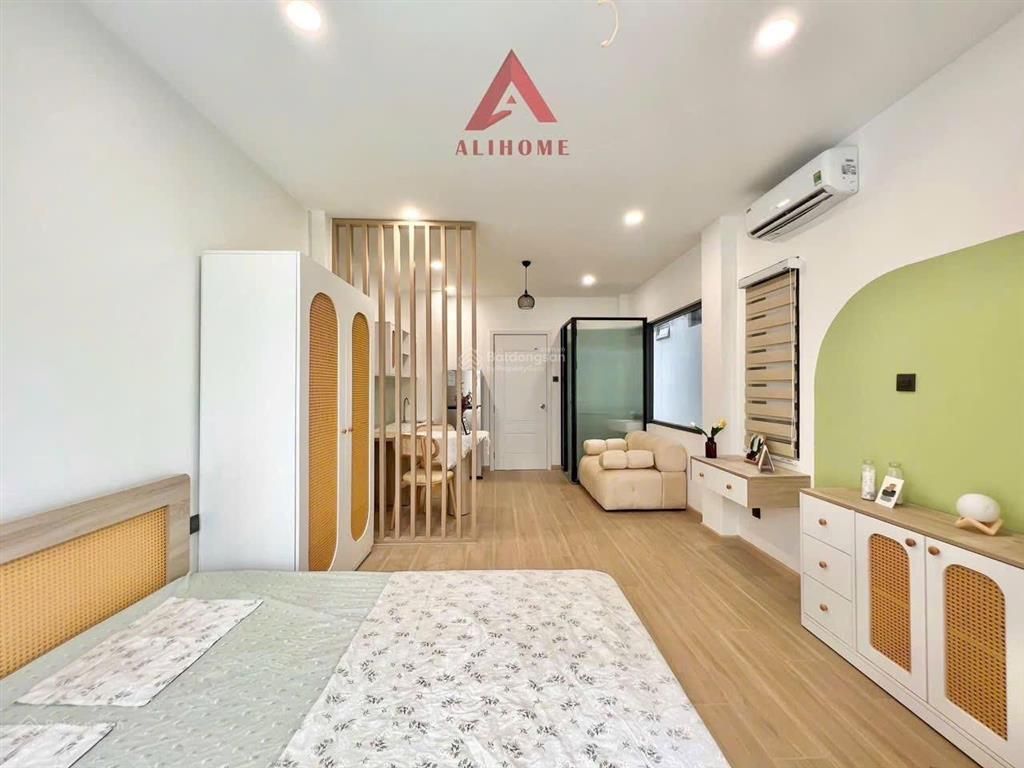 Cho thuê cc mini studio ban công máy giặt riêng, full nội thất siêu xinh ngay cầu thị nghè