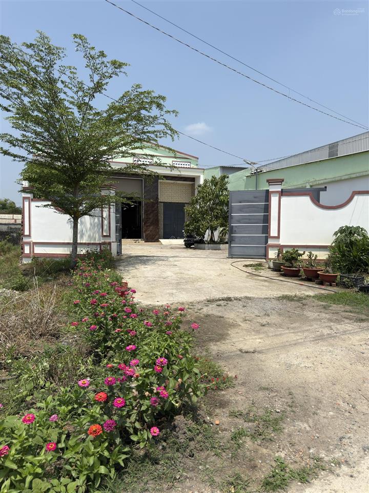 Cho thuê kho, nhà xưởng 600m², 12x35m tại đt 823d, long an, 25 triệu vnd/th, bán 22 triệu vnđ/m2