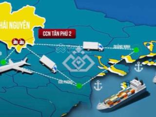 Mở bán đợt 1 dự án đất nền khu đô thị tân phú city ngay cạnh hải đăng, cạnh cao tốc hn  tn