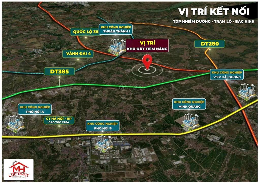 Lộc phát riverside  cơ hội sở hữu đất nền tiềm năng tại trung tâm phường trạm lộ, bắc ninh