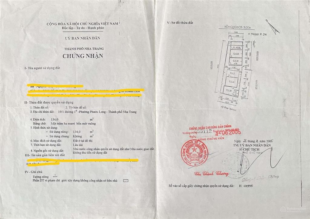 Bán nhà hẻm 3m trương hán siêu, phước long, nha trang