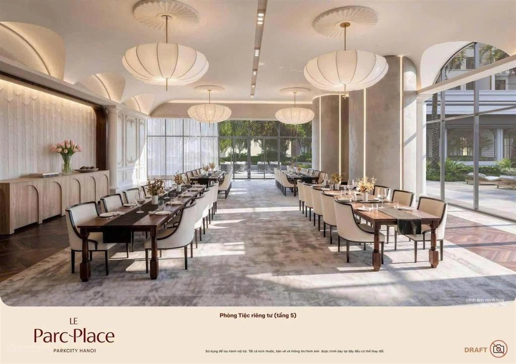Chỉ từ 9xtr/m2 đã sở hữu ngay căn hộ tại le parc place dt 107m2 ck lên đến 10% view công viên
