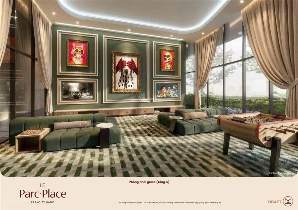 Chỉ từ 9xtr/m2 đã sở hữu ngay căn hộ tại le parc place dt 107m2 ck lên đến 10% view công viên