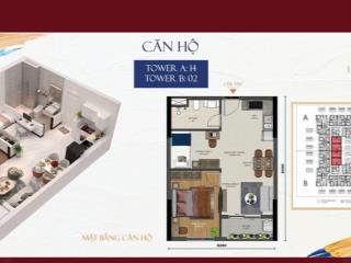 Hàng hiếm  duy nhất 01 căn hộ 1 phòng ngủ maison grand phú mỹ vũng tàu . giá 1,8 tỷ