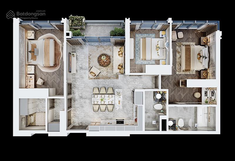 Cần sang nhượng lại căn hộ 3pn tầng 17, view thoáng 100% trực diện hồ tây và tt hà nội sôi động