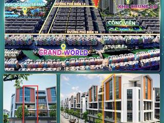 Shophouse pb2 đối diện 35 toà là chung cư 100m2 2 mặt tiền . đường 20m giá nhỉnh 17 tỷ