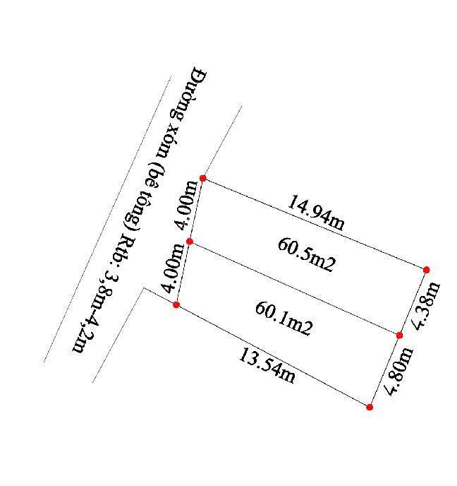 Duy nhất 01 lô nhà dân diện tích 130m tại trường thọ an lão sát kcn tràng duệ 3 hải phòng
