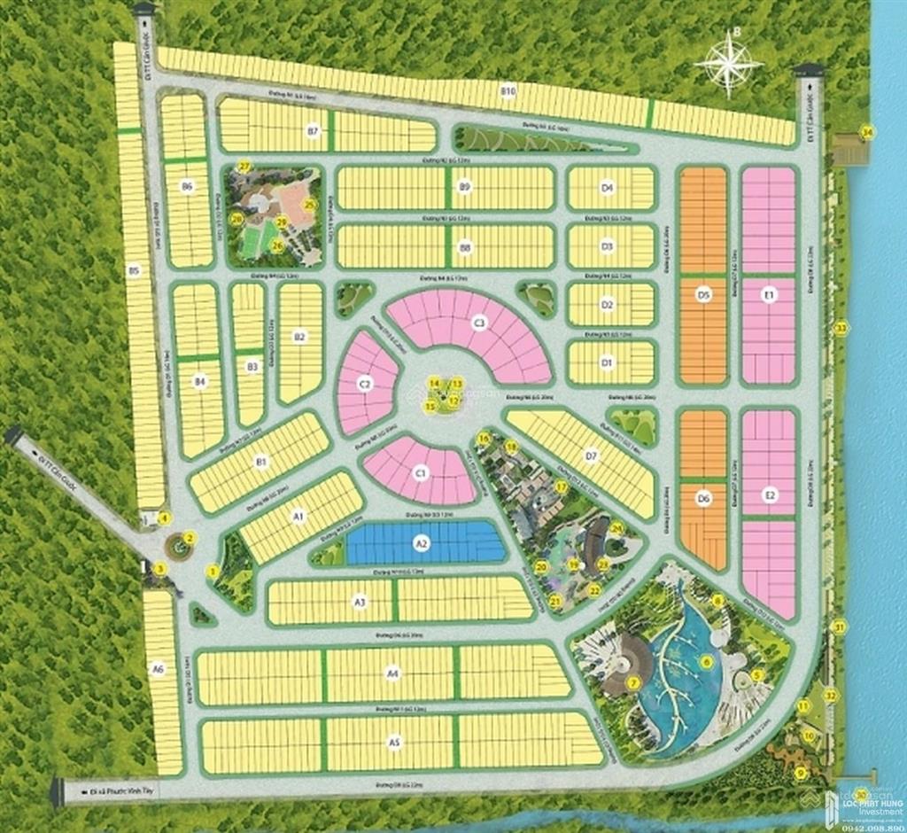 Cần bán nền biệt thự kế góc gần sông thoáng mát ,liền kề vinhomes vĩnh tây 1100ha