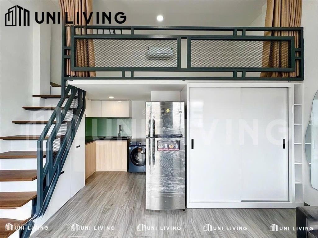Cho thuê duplex ban công full nt, 35m2  đường điện biên phủ  nguyễn cửu vân ngay ngã tư hàng xanh