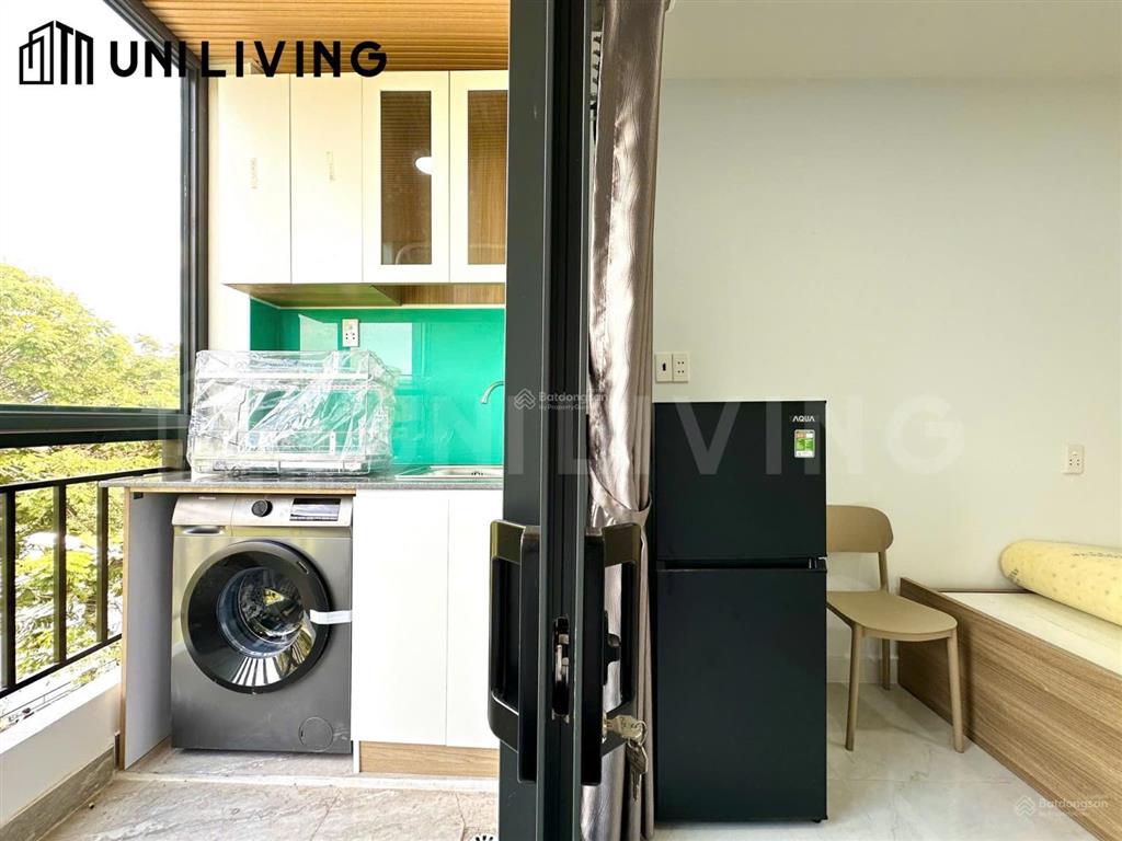Cho thuê căn hộ mini ban công, full nội thất, máy giặt riêng. đúng hình + đúng giá