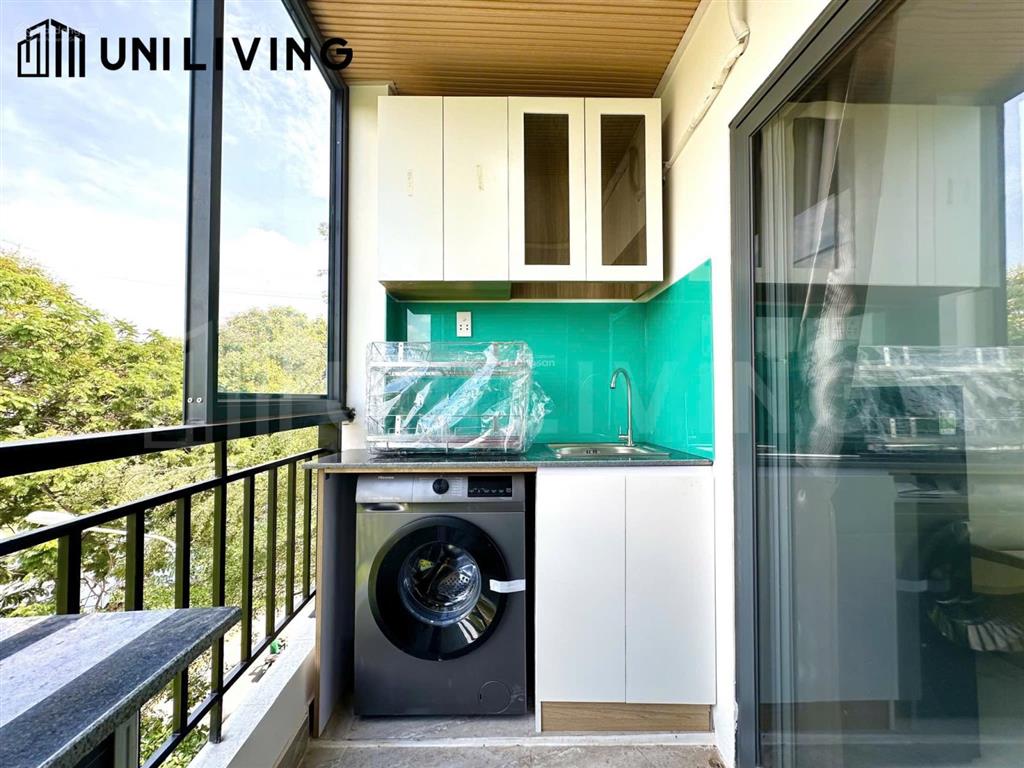 Cho thuê căn hộ mini ban công, full nội thất, máy giặt riêng. đúng hình + đúng giá