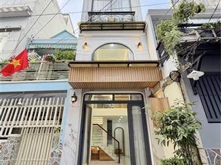 Nguyên hồng /gò vấp  hẻm xe hơi thông lê quang định . 5 tầng btct (3x11) vuông vức . ( 4pn +