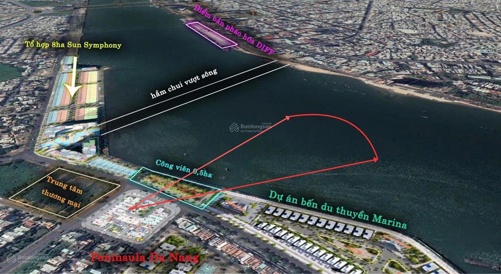 Hàng hiếm  căn hộ 1pn trực diện sông hàn  view vịnh biển  dòng tiền 20 triệu/tháng