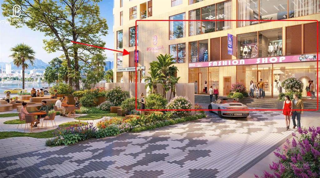 Căn shophouse khối đế peninsula đà nẵng trực diện sông hàn  dòng tiền 200  350 triệu/tháng