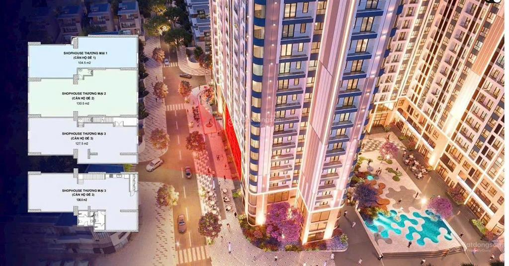 Căn shophouse khối đế peninsula đà nẵng trực diện sông hàn  dòng tiền 200  350 triệu/tháng