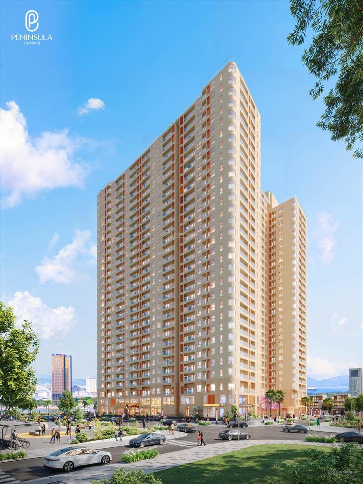 Căn góc nổi bật  căn hộ cao cấp 2pn sông hàn, hàng ngoại giao giá cđt  dự án peninsula đà nẵng