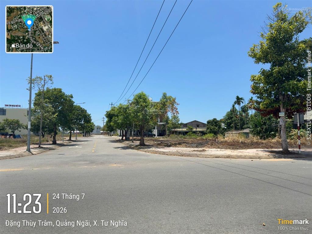 Đất nền trung tâm quảng ngãi mặt tiền 7m  liền kề quảng trường trung tâm  sẵn sổ công chứng ngay