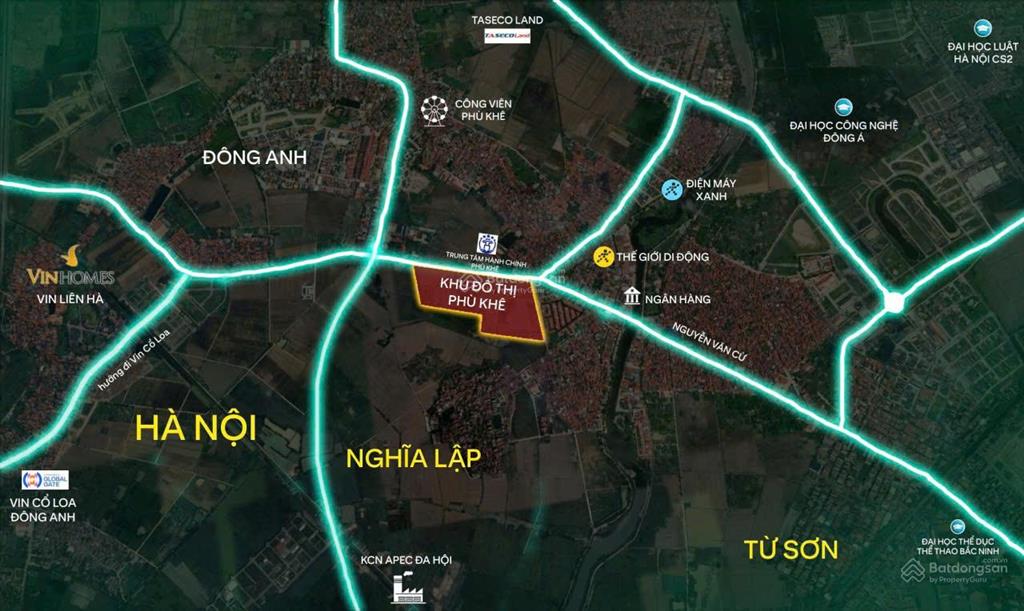 Bán đất nền khu đô thị phù khê từ sơn bắc ninh. diện tích 97.5m2 5.265 tỷ