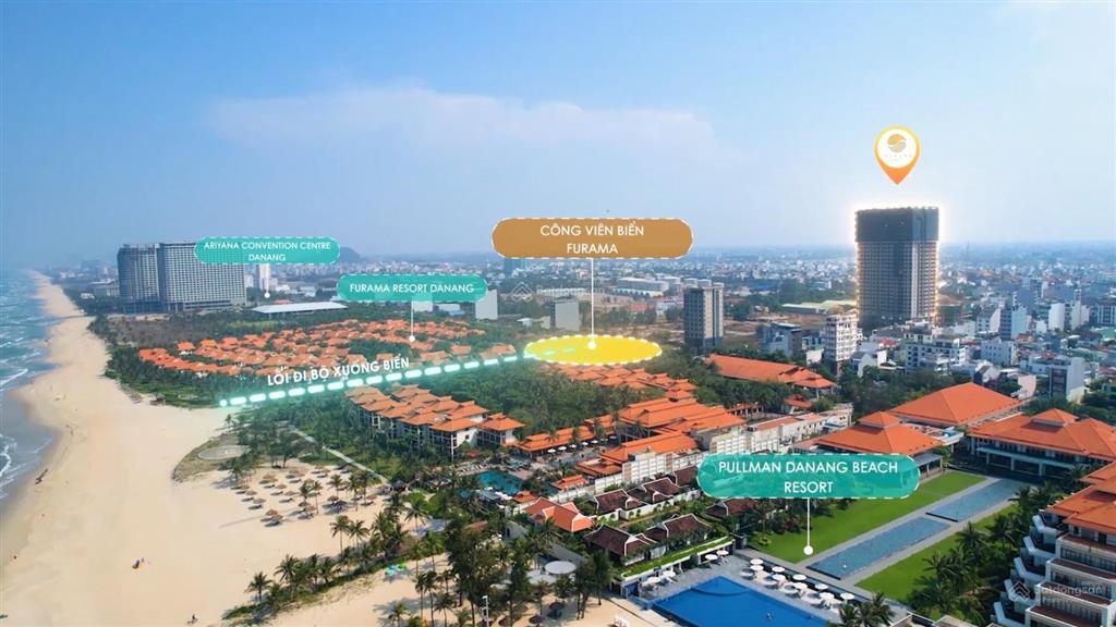 Chính chủ ngộp bank cần bán gấp căn 2pn tầng cao  bàn giao full nội thất  tttp biển mỹ khê