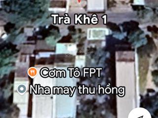 Cho thuê lô đất đường trà khế 1 gần trung tâm fpt.